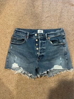 Citizens Of Humanity Distressed Premium Vintage Denim Shorts